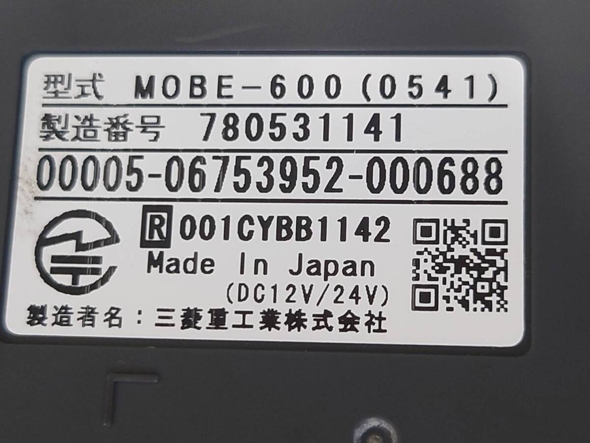 MITSUBISHI ETC MOBE-600 （軽自動車より取り外し） E0311の画像6