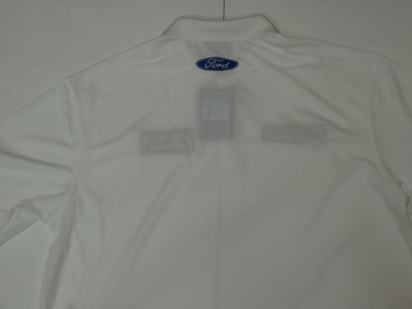 FORD / RUSH TRUCK CENTERS / CLINT BOWYER / NASCAR '2018 RUSH TRUCK CENTERS TEAM NIKE GOLF POLO SHIRTS WHITE Mサイズの画像4