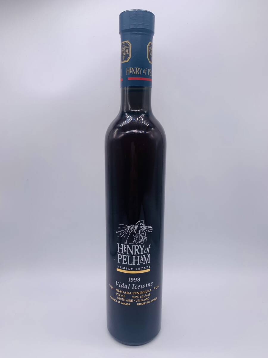 【未開栓】 Henry of Pelham icewine ヘンリー・オブ・ペラム アイスワイン 1998年 カナダ アイスワイン 375ml 9％ 白ワイン お酒の画像1