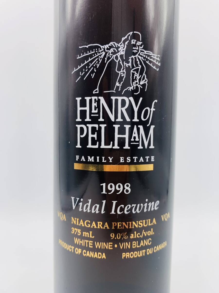 【未開栓】 Henry of Pelham icewine ヘンリー・オブ・ペラム アイスワイン 1998年 カナダ アイスワイン 375ml 9％ 白ワイン お酒の画像3