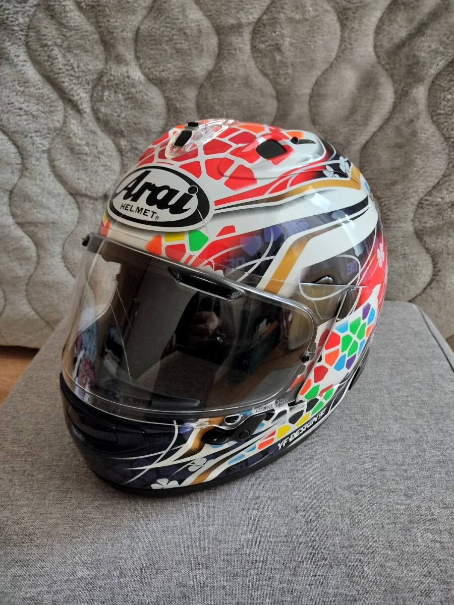  ARAI RX-7X NAKAGAMI full-face шлем Arai GP2 Junk 2023 год производства 