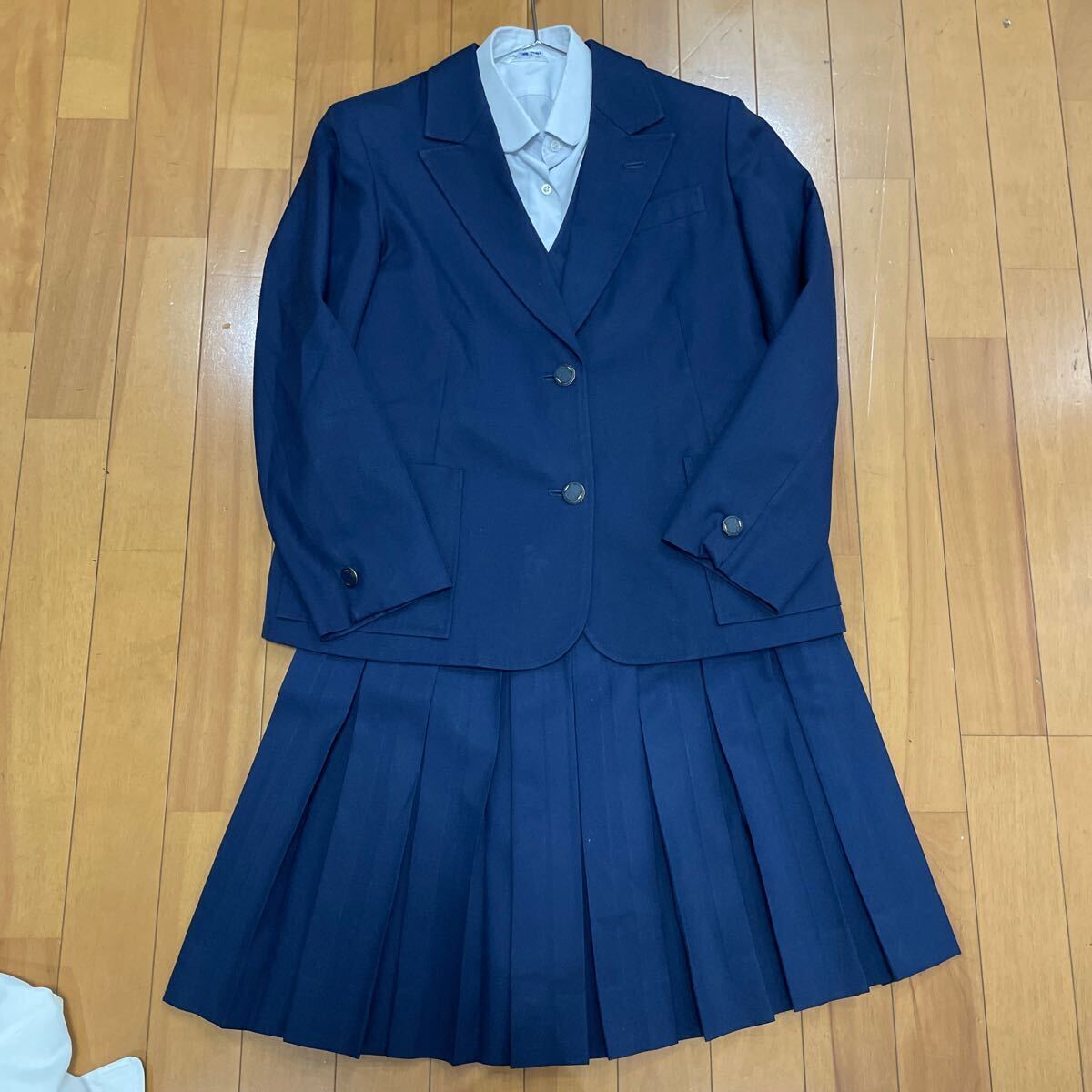 7 7 コスプレ衣装 夏 冬 制服 上下セット ブレザー ブラウス スカート ベスト 日進西の画像2