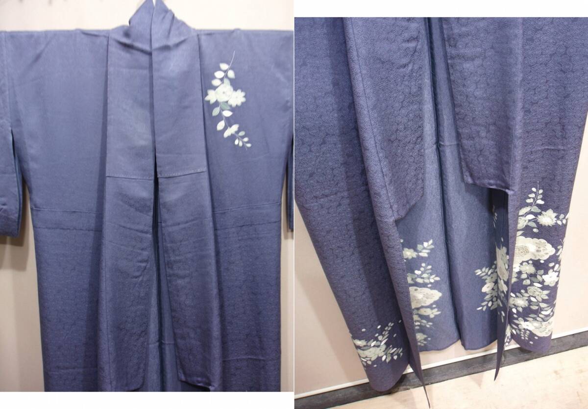 L46635[ cloth taking . for remake for have on for ... entering profit ..] single . color tomesode 