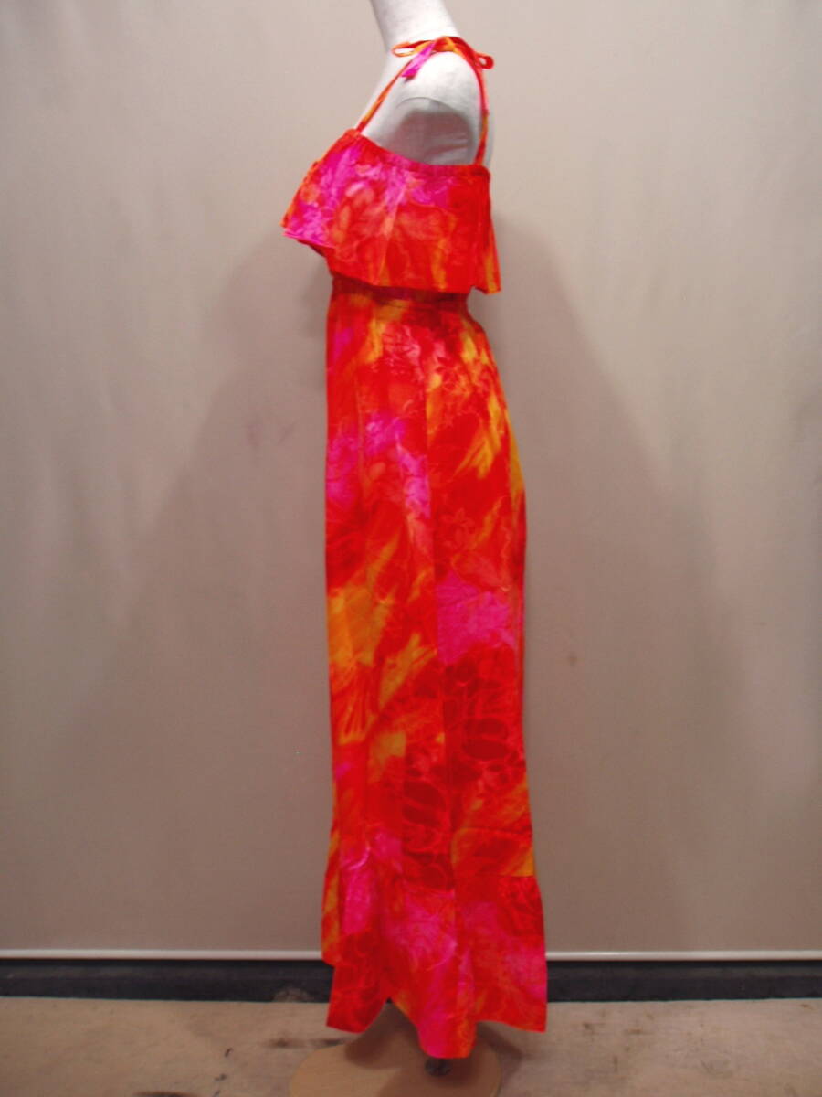 L46844【Sunmary fashion】ハワイ アロハ ムームー フラダンス ワンピースドレスの画像6
