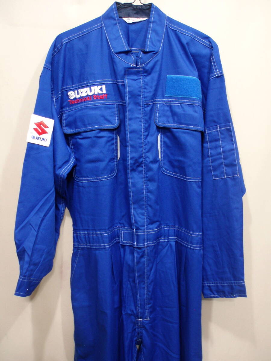 M46995【SUZUKI】作業着 オールインワン つなぎ エンカン服 美品