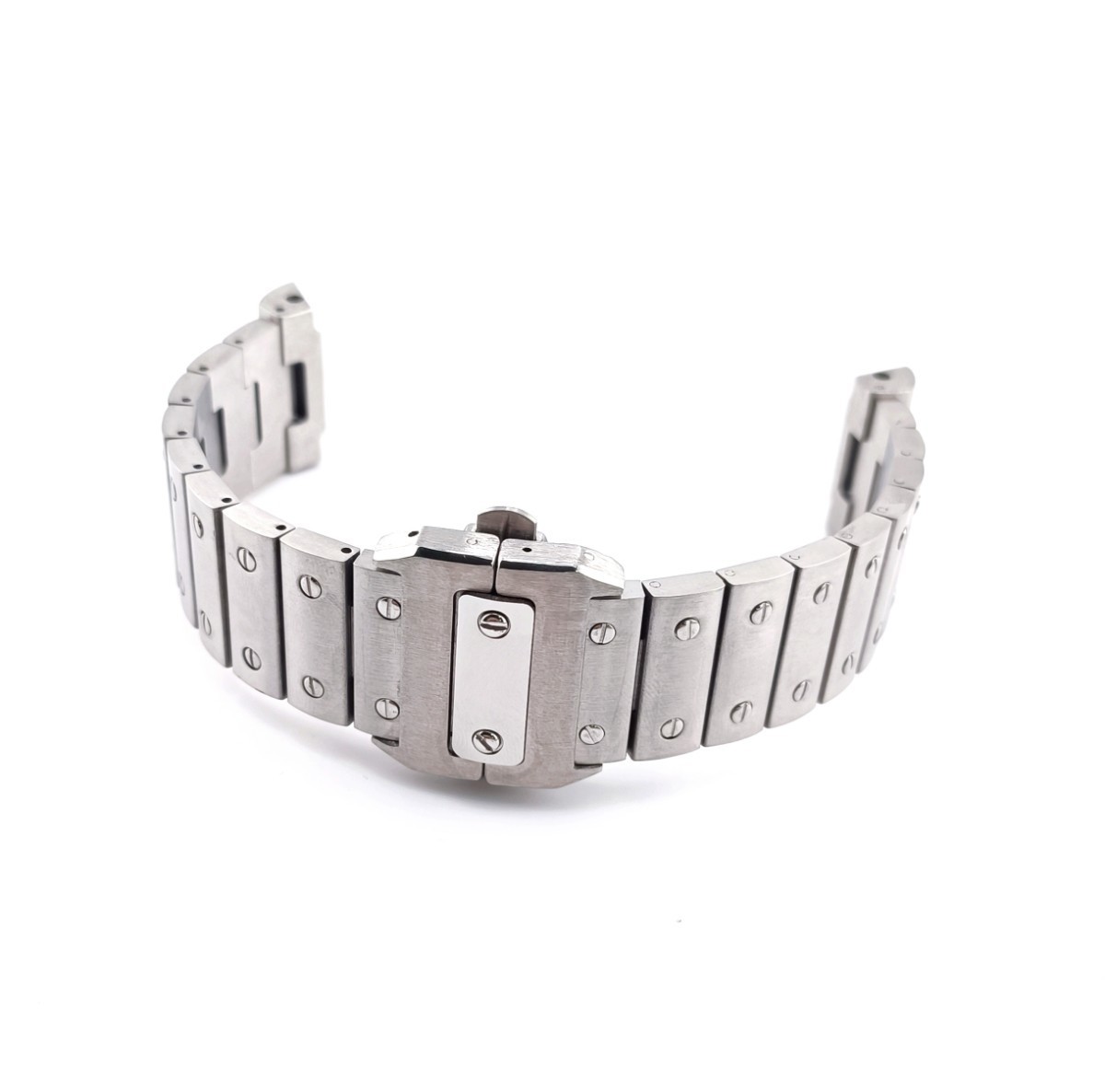 腕時計 修理交換用 ブレスレット 23mm 金属ベルト 【対応】カルティエ サントス100 LM Cartierの画像1