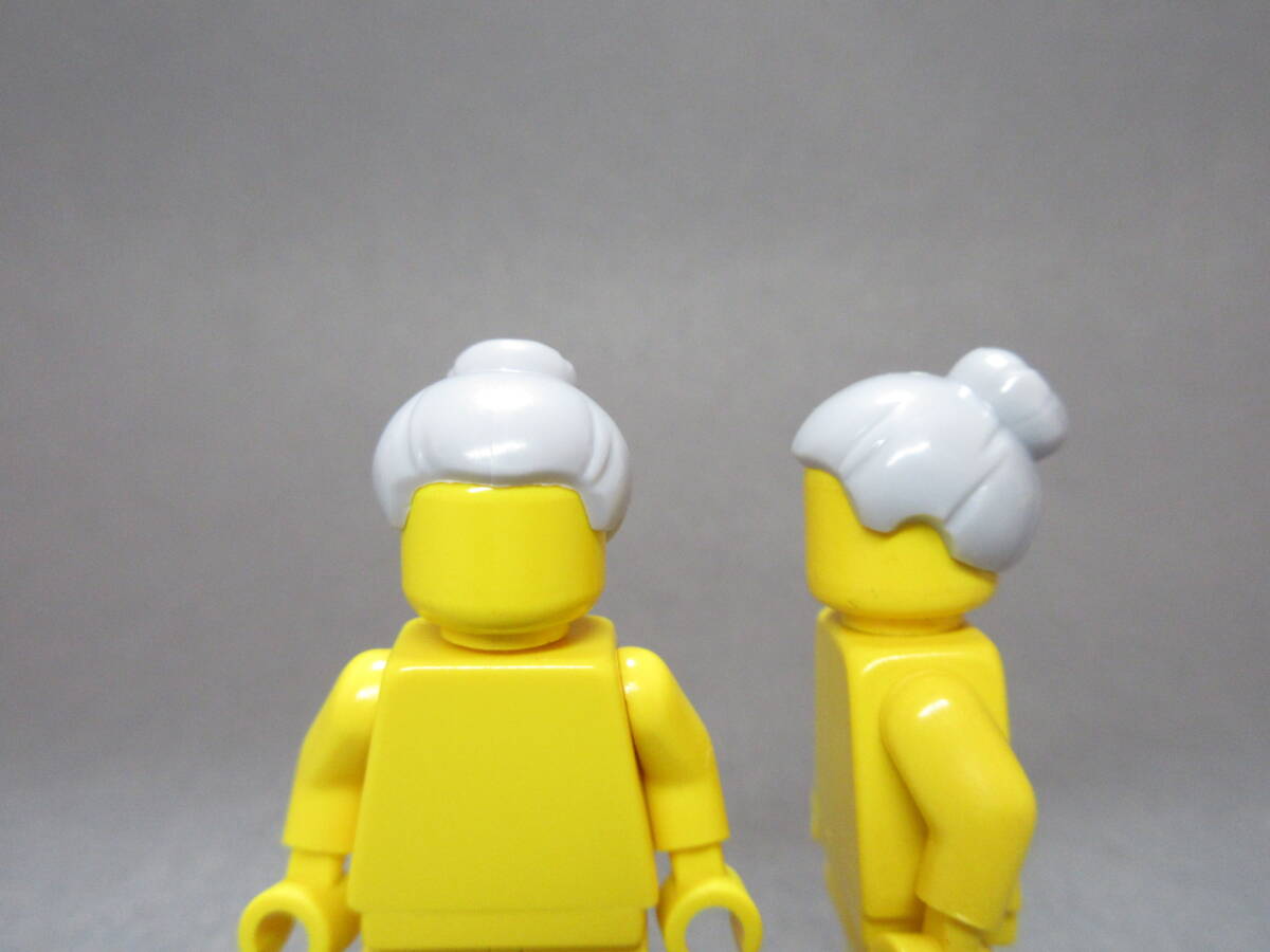 LEGO★59 正規品 髪の毛 2個 同梱可能 レゴ 男 女 子供 女の子 男の子 ヘアー カツラ 被り物 髪 スーパーヒーローズ スターウォーズ_画像1