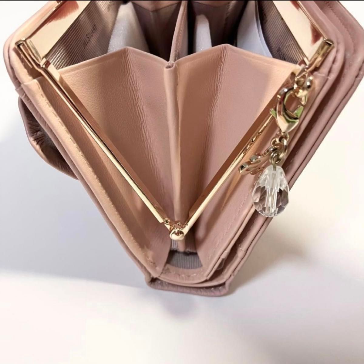 JILLSTUART ジルスチュアート アンティーク 口金折り財布 がま口 JILLSTUART ジルスチュアート アンティーク 口金折り財布 がま口