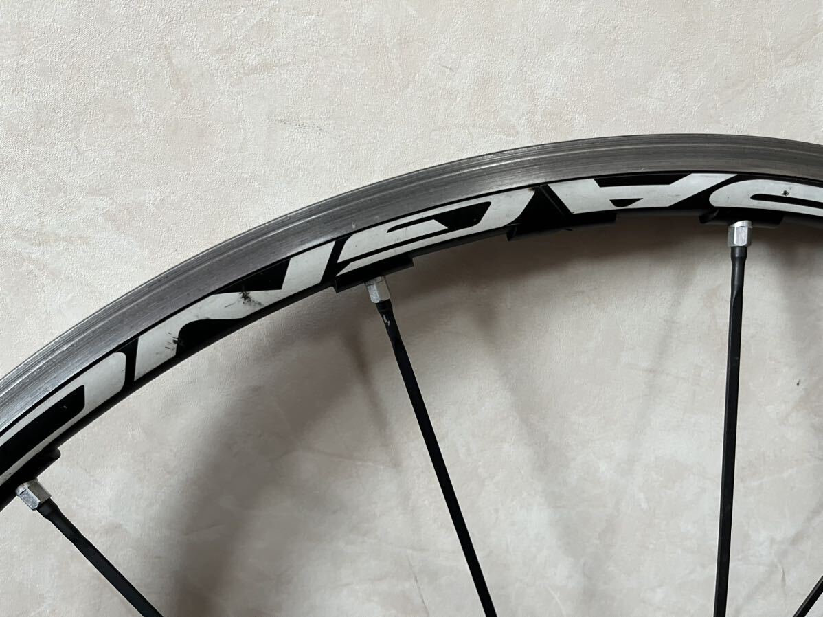 CAMPAGNOLO SHAMAL ULTRAシャマルウルトラ シマノフリー クリンチャー 前後セット 前後ハブOH済み リムブレーキアルミ最軽量 ヒルクラの画像4