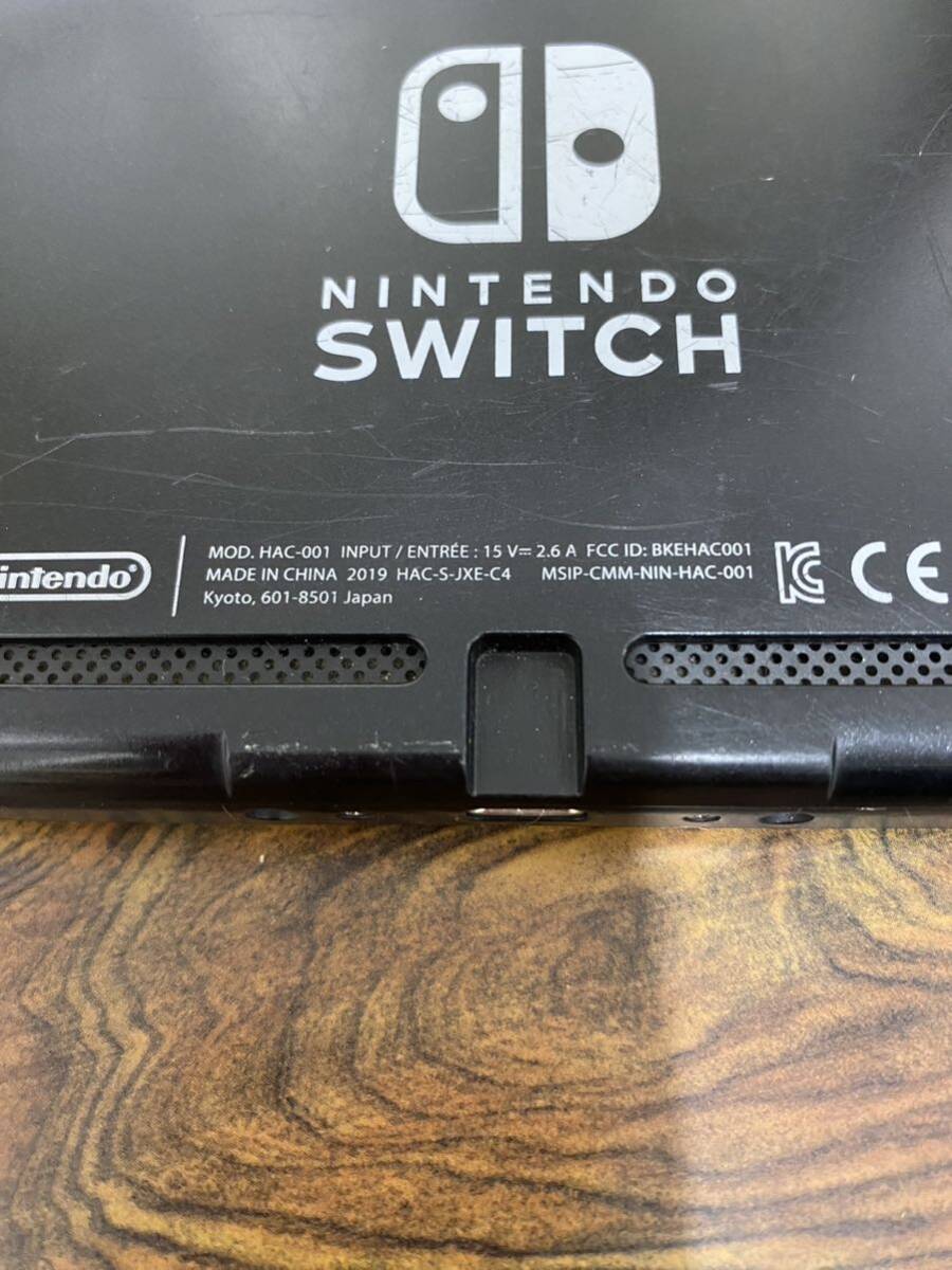 Nintendo 任天堂 ニンテンドースイッチ Switch HAC-001通電のみ確認済み 動作未確認 現状品の画像9
