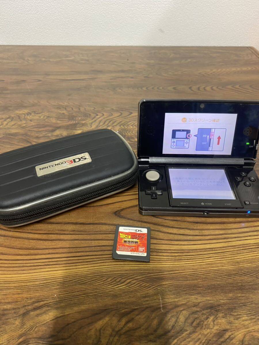 Nintendo 3DS ニンテンドー3DS ケース　カセット付き　初期化済み　動作確認済み_画像1