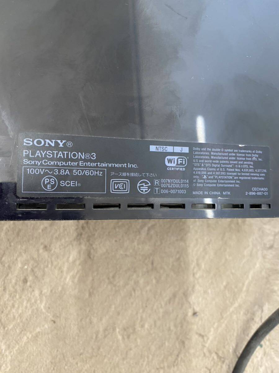 ★SONY ソニー初期型 PlayStation3 CECHA00 プレイステーション3 通電のみ確認済み 現状品の画像5