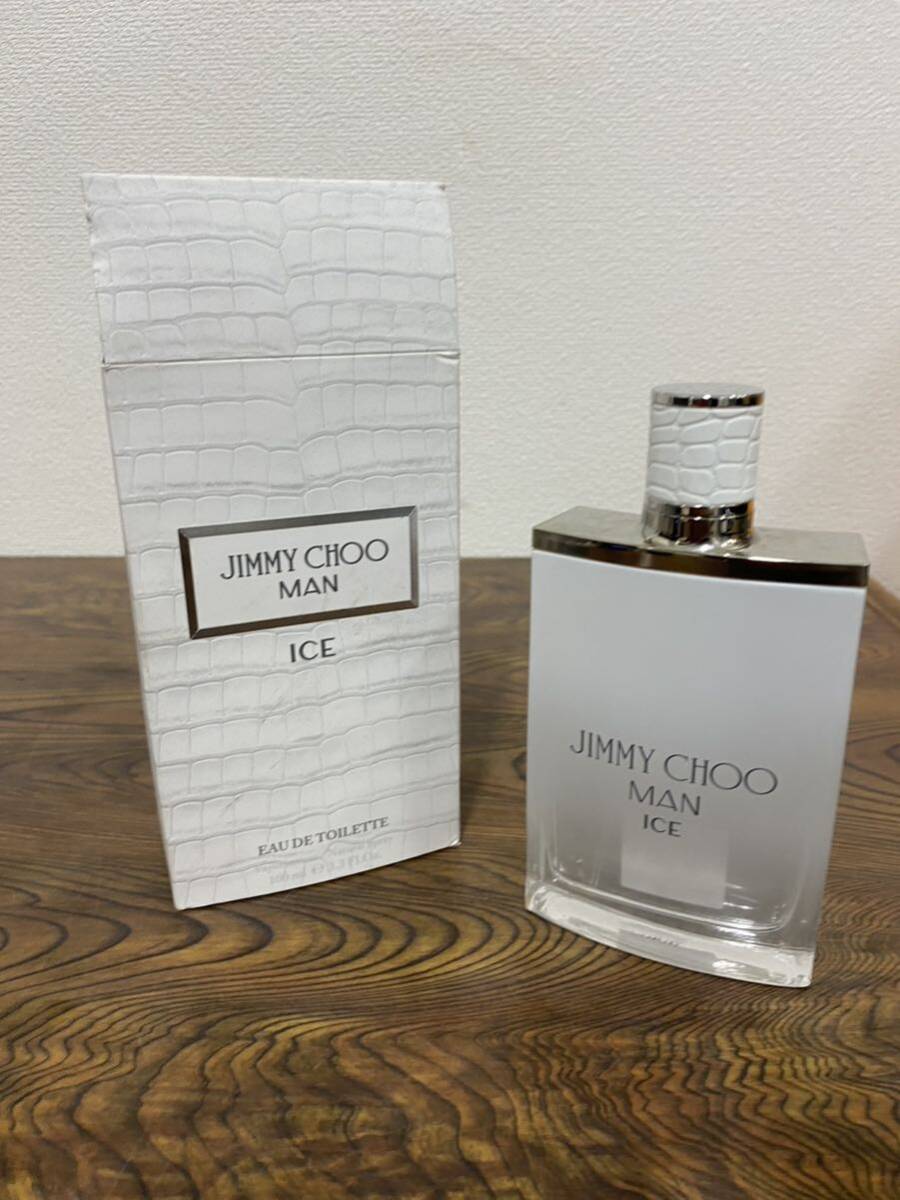 JIMMY CHOO MAN ICEジミーチュウ マン アイス EDT 100ml 香水 残量約9割　箱付き美品_画像1