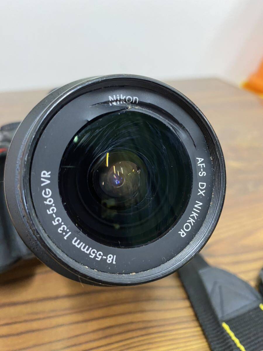Nikon ニコン D5200 デジタル一眼レフカメラ レンズAF-S NIKKOR 18-55mm DX セット 動作確認済みの画像8