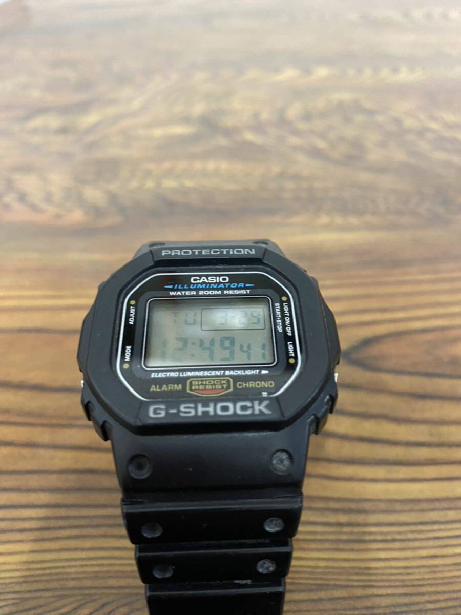 【CASIO】カシオ G-SHOCK DW-5600E 3229 Gショック 腕時計 現状品 動作未確認の画像3