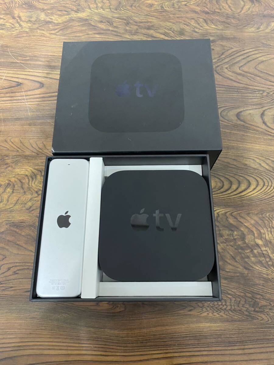 Apple TV アップル 4K 第1世代 A1842 通電のみ確認済み 現状品 箱付き 美品 の画像1