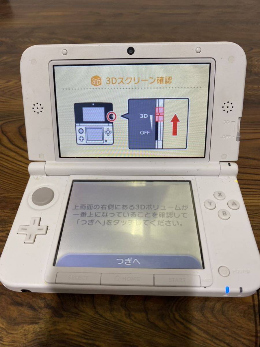 任天堂 ニンテンドー Nintendo 3DSLL ホワイト 初期化済み 動作確認済み　SPR-001_画像1