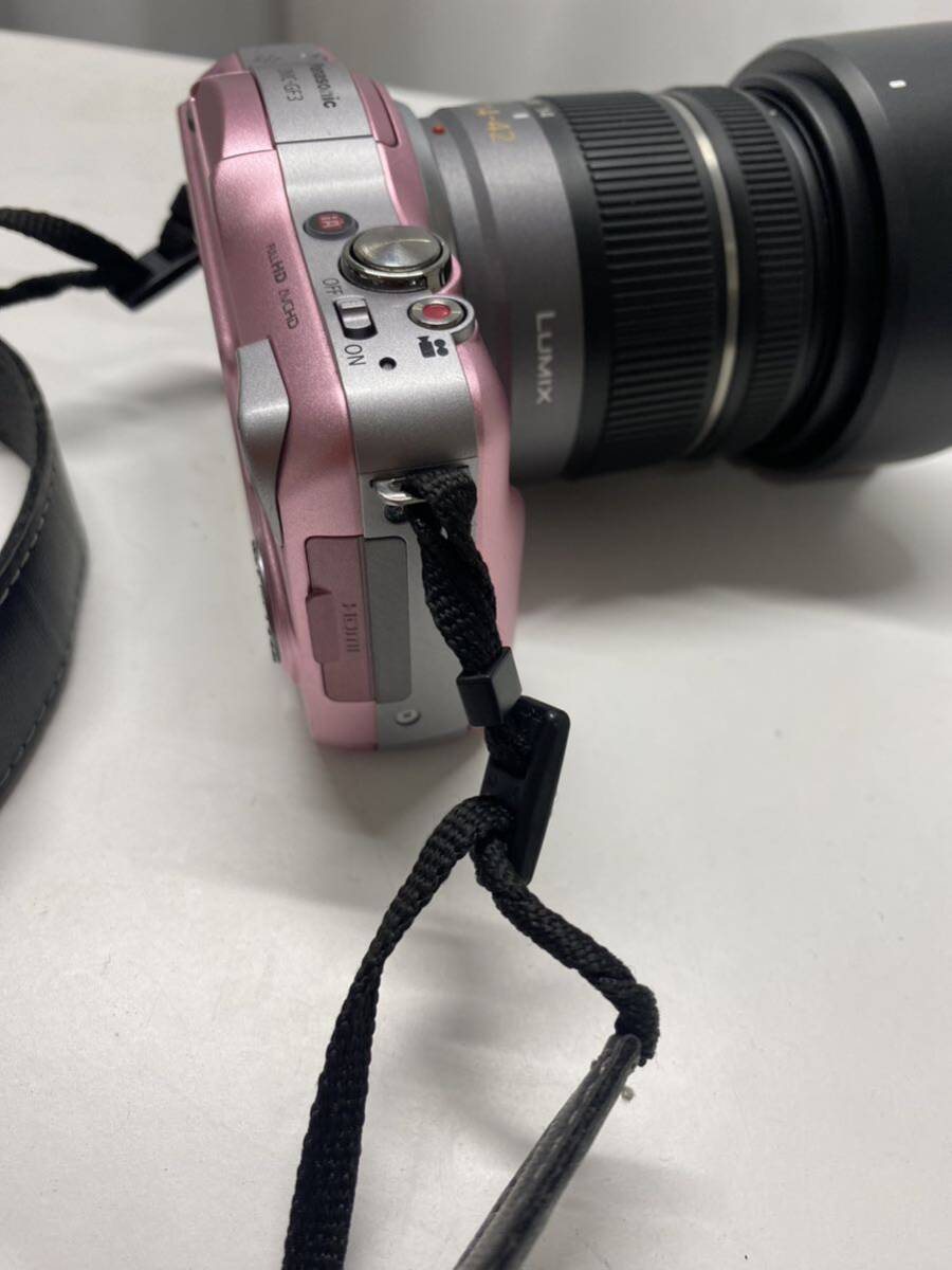 パナソニック Panasonic LUMIX DMC-GF3 ルミックス ミラーレス デジタル一眼カメラ 動作確認済み　充電器　レンズセット _画像7