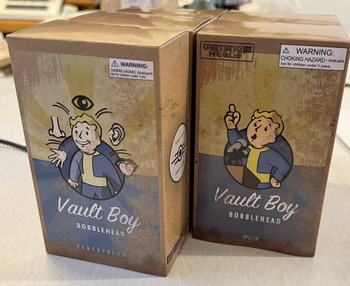 フォールアウト4/ヴォルトボーイ 111 ボブルヘッド 5体　[ゲーミングヘッズ]fallout Vault boy bobblehead Amazon prime Videoボルトボーイ