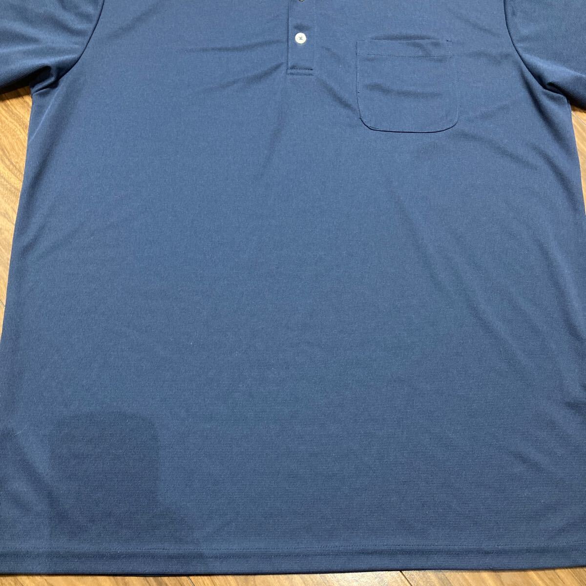 FIRA フィラ ゴルフシャツ3L メンズゴルフウェア ダークネイビー 半袖シャツ の画像6