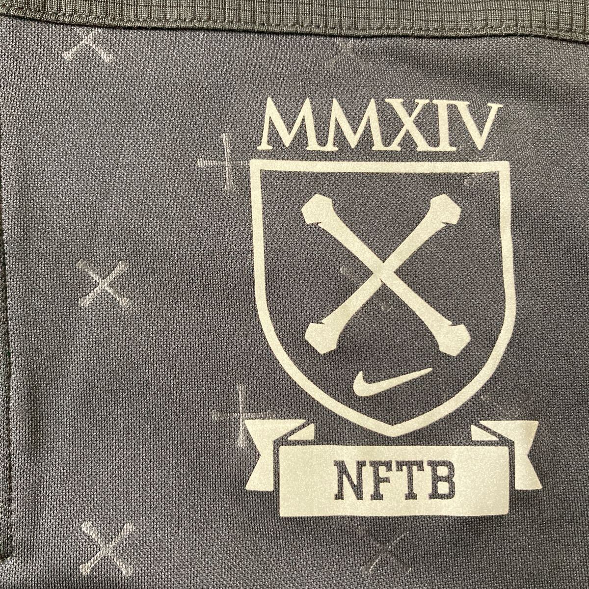 NIKE ナイキ　NFTB 半袖シャツ　S メンズ　ストレッチ速乾素材　ブラック　黒　_画像5