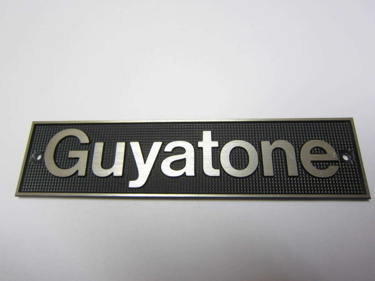 Guyatone　　グヤトーン　　エンブレム　　11.4cm 　 金属製　　２個　　PA　楽器　アンプ　スピーカー　機材_画像6