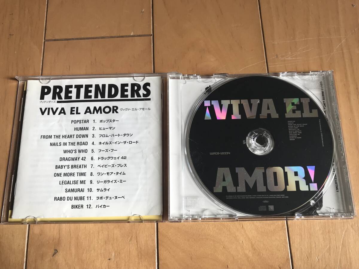 CD PRETENDERS プリテンダーズ　VIVA EL AMOR! ヴィヴァ・エル・アモール_画像2