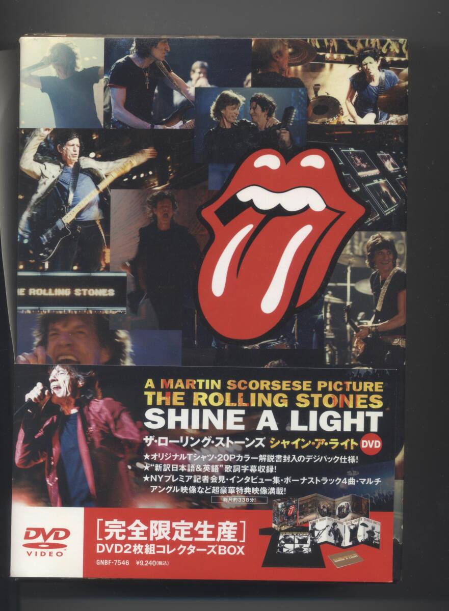 The Rolling Stones The * low ring Stone zSHINE A LIGHT 2DVD+ T-shirt 