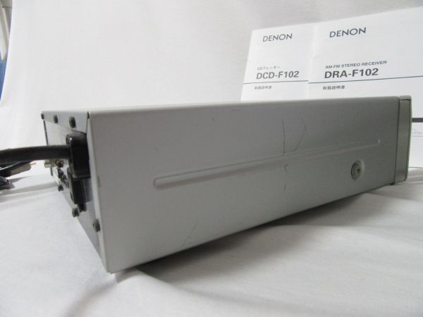 【ジャンク】DENONデノン システムコンポ DCD-F102+DRA-F102の画像7