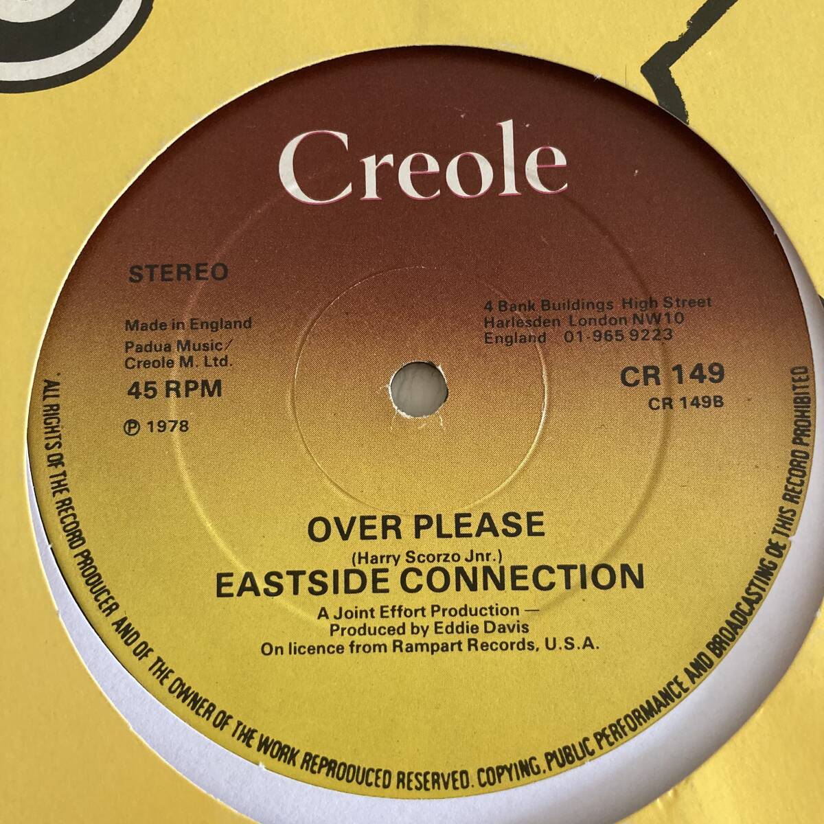 Eastside Connection - You're So Right For Me 12 INCH_画像2