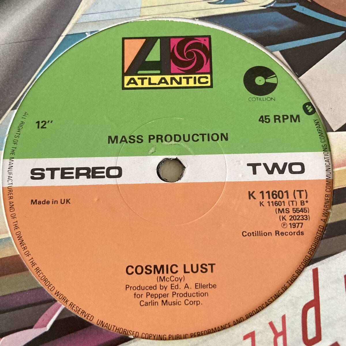 Mass Production - Gonna Make You Love Me 12 INCH_画像2