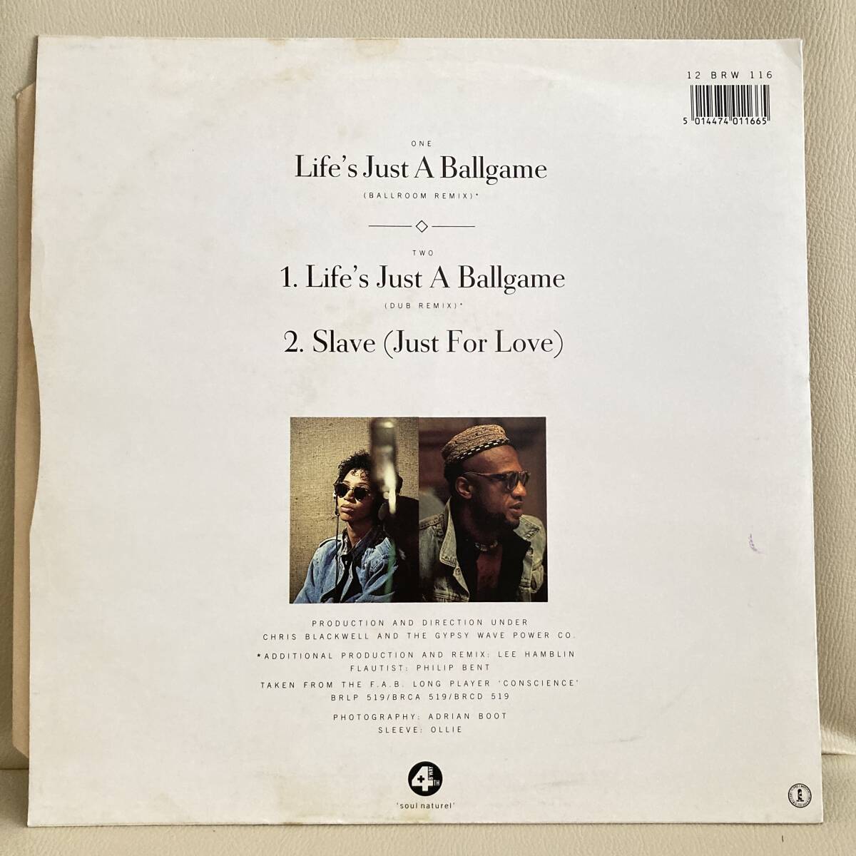 Womack & Womack - Life's Just A Ballgame 12 INCH_画像2