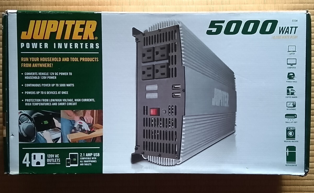 新品未使用 Jupiter Power Inverters ジュピター パワー インバーター 5000Wの画像2