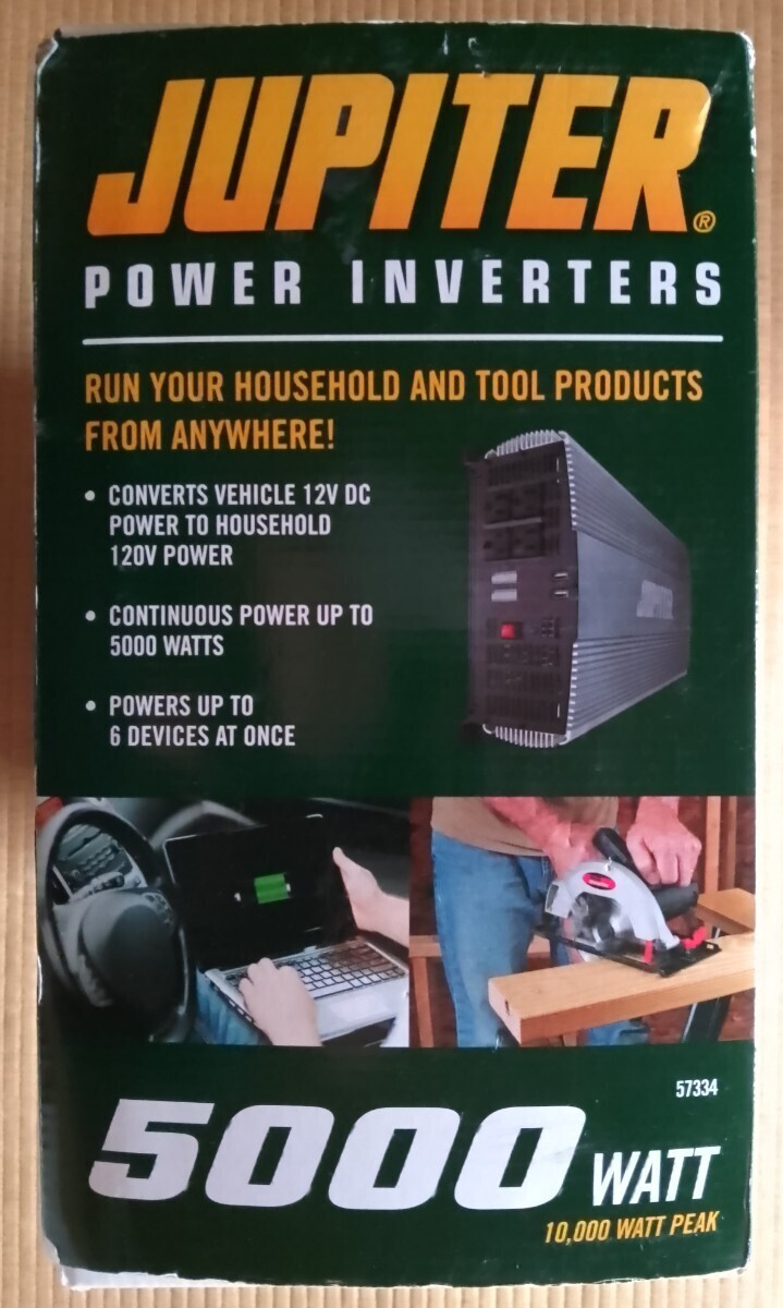 新品未使用 Jupiter Power Inverters ジュピター パワー インバーター 5000Wの画像6