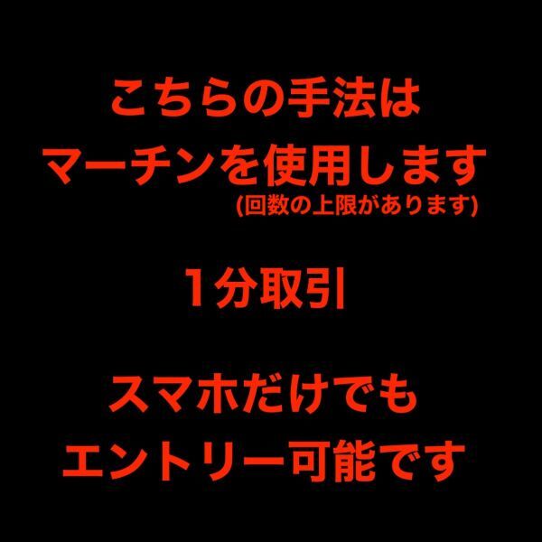 ※2024年版※マーチン最強手法！スマホのみで使えるバイナリー1分ロジック。1時間に大量のエントリーチャンス！ /FX,バイナリーオプションの画像3