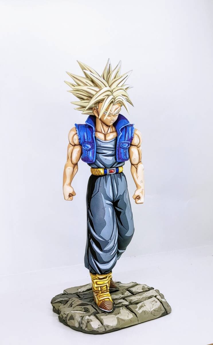 ドラゴンボールZ リペイント SOLID EDGE WORKS THE出陣 超サイヤ人トランクス オリジナル台座 2D 二次元彩色 の画像10