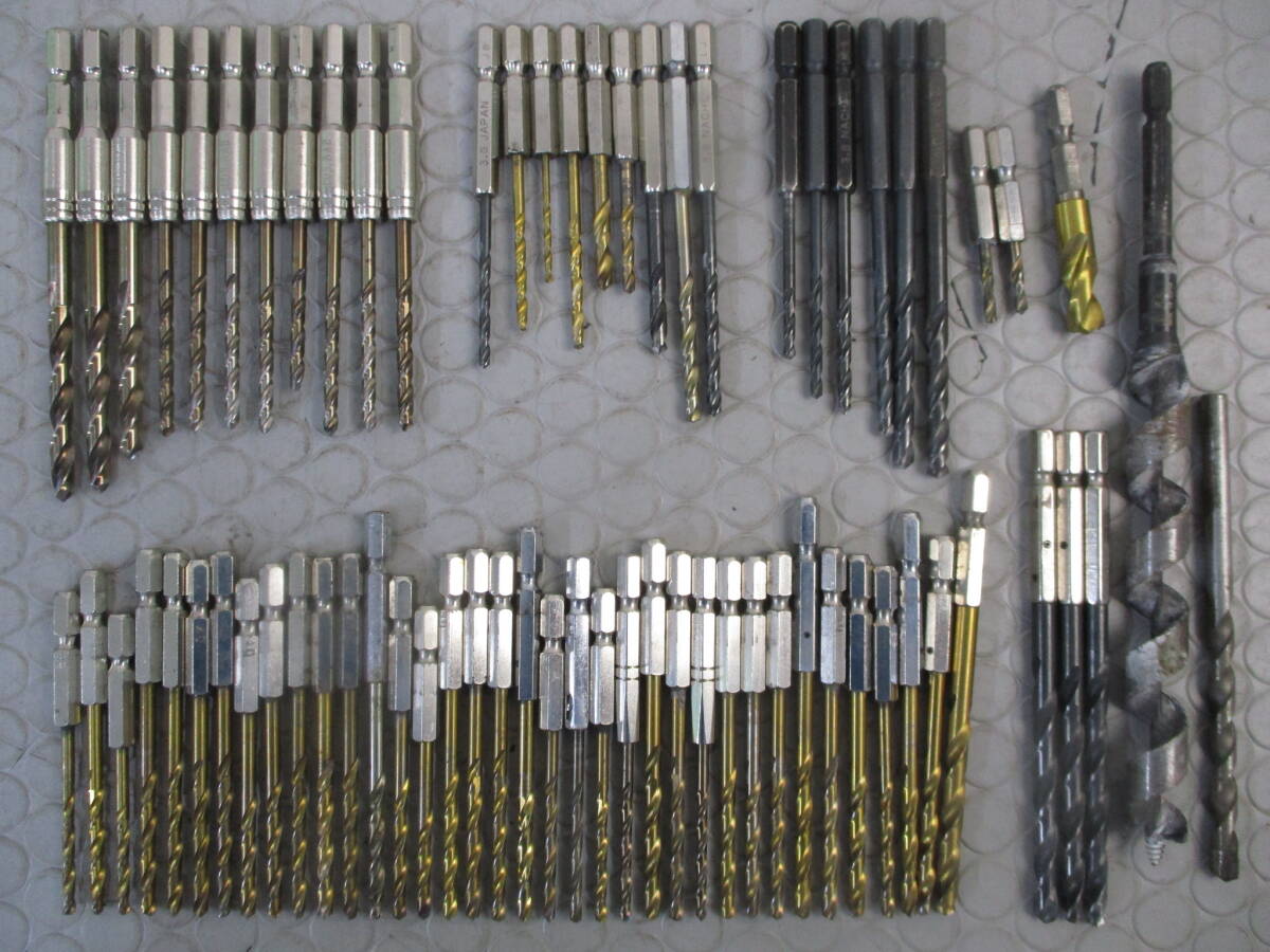 インパクト用六角軸ドリルビットまとめて◇3/3.2/3.3/3.6/.8/3.9/4/4.5mm■C-153_画像1