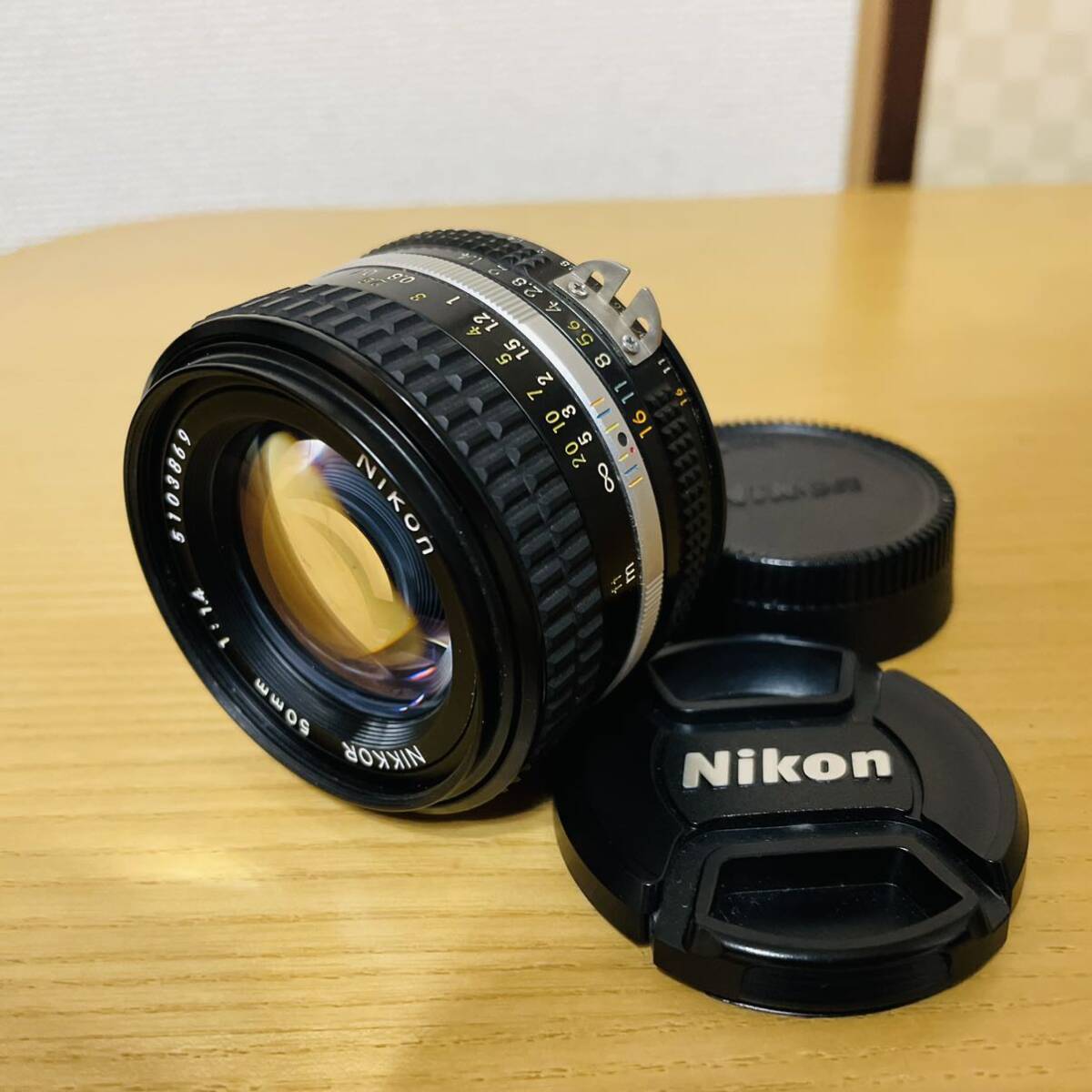 Nikon Ai-S NIKKOR 50mm F1.4　ニコン　AIS ニッコール　MFレンズ　単焦点　Fマウント　レンズ_画像1