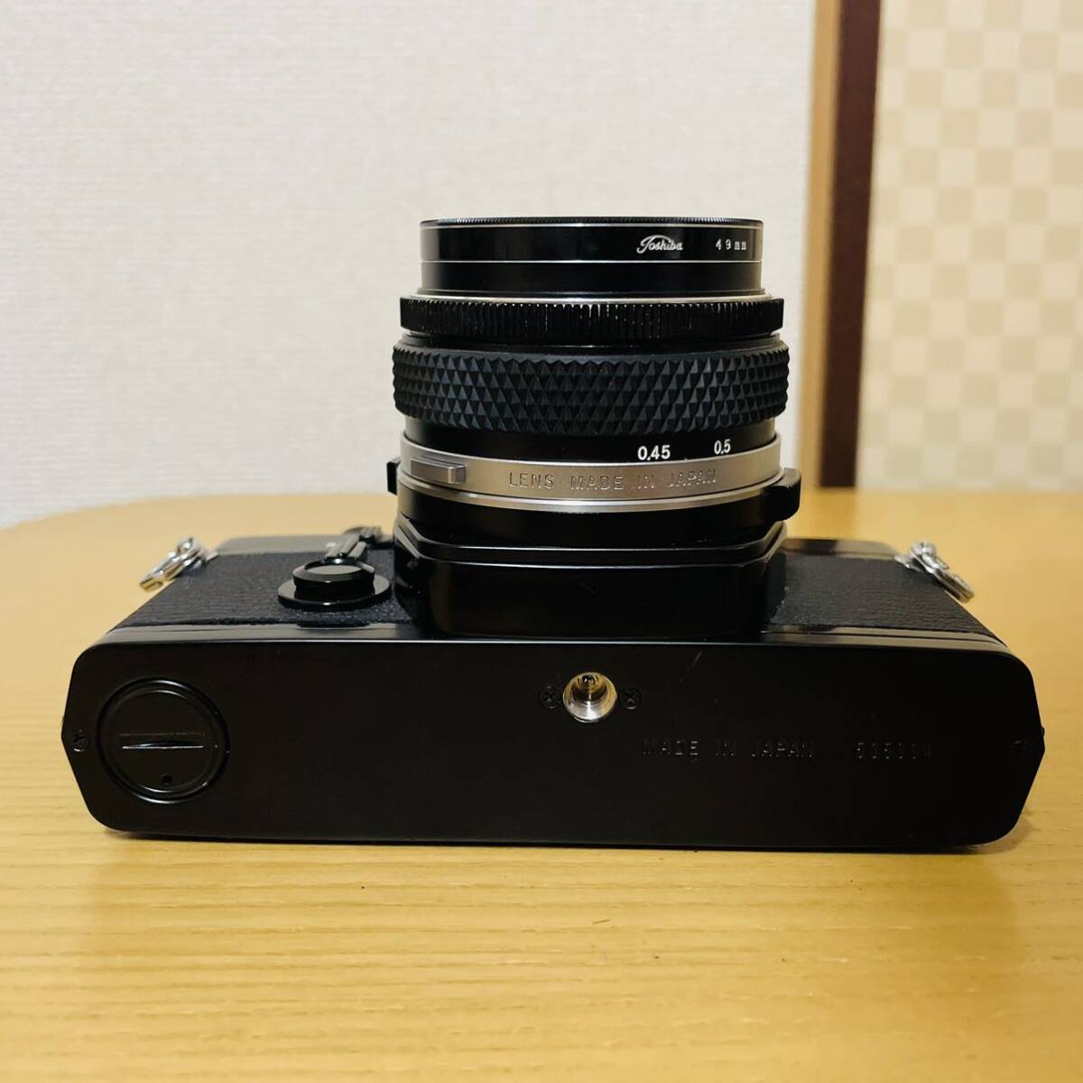 OLYMPUS OM-1 ブラック オリンパス フィルムカメラ MF一眼レフ OM-SYSTEM G.ZUIKO AUTO-S 50mm f1.8 単焦点レンズの画像4