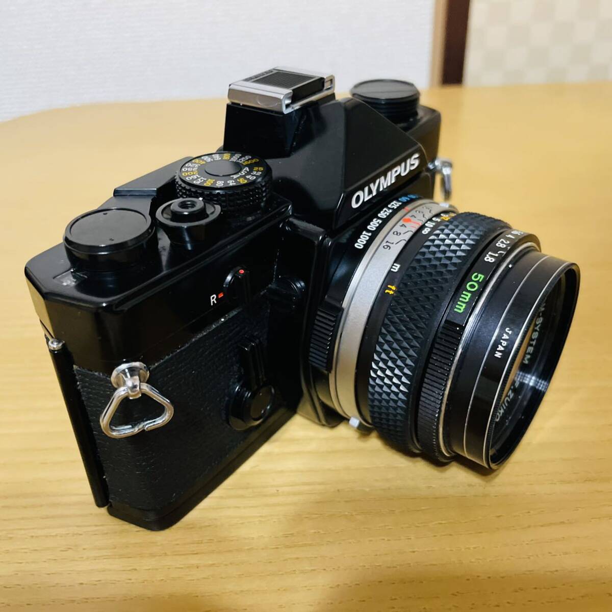 OLYMPUS OM-1 ブラック オリンパス フィルムカメラ MF一眼レフ OM-SYSTEM G.ZUIKO AUTO-S 50mm f1.8 単焦点レンズの画像2