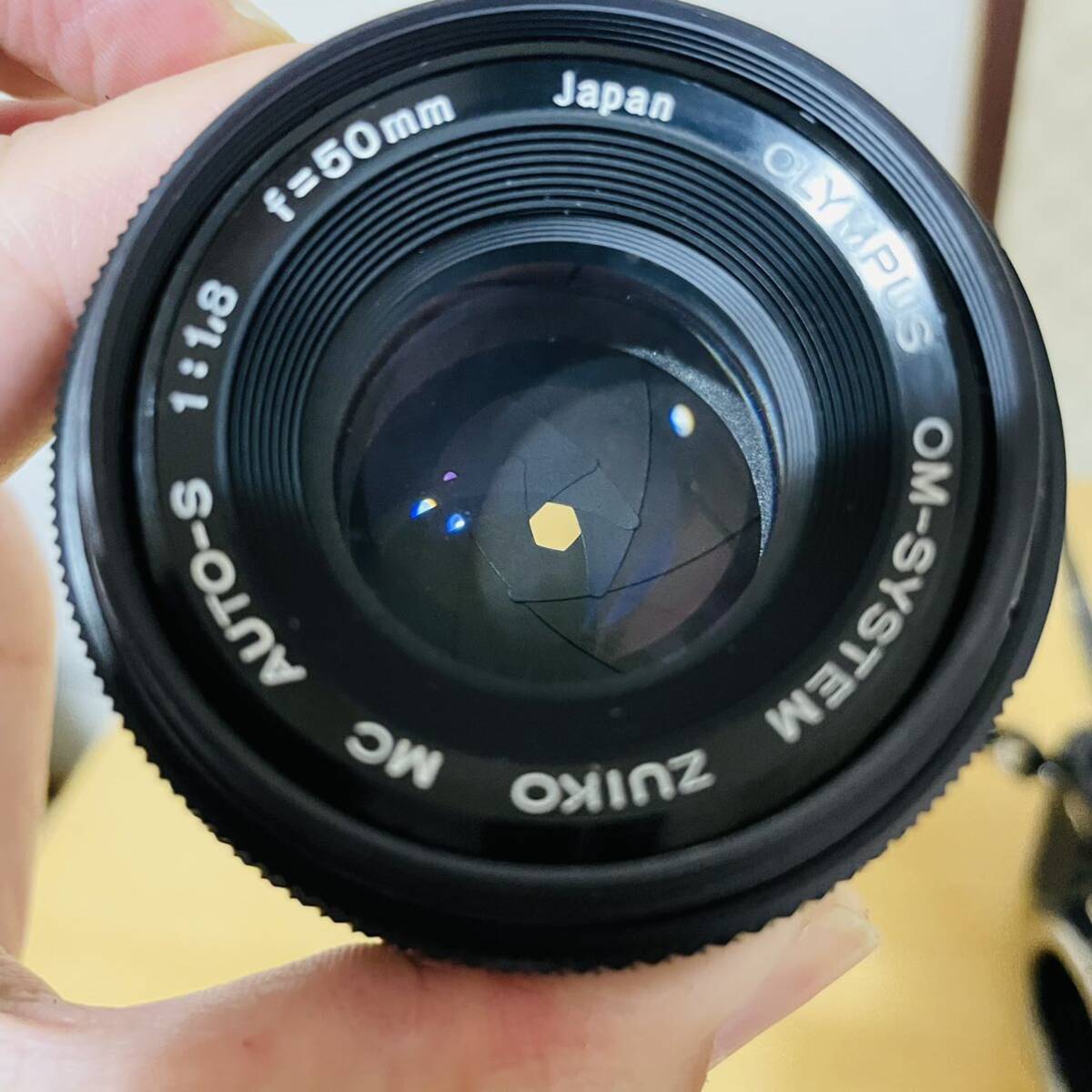 OLYMPUS OM-2 N ブラック オリンパス フィルムカメラ MF一眼レフ OM-SYSTEM G.ZUIKO AUTO-S 50mm f1.8 単焦点レンズの画像9