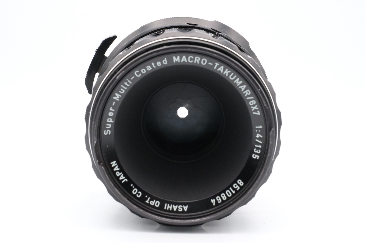 PENTAX ペンタックス Super-Multi-Coated MACRO-TAKUMAR/6x7 135mm F4 6x7 67マウント 中判フィルムカメラ用 単焦点レンズの画像7