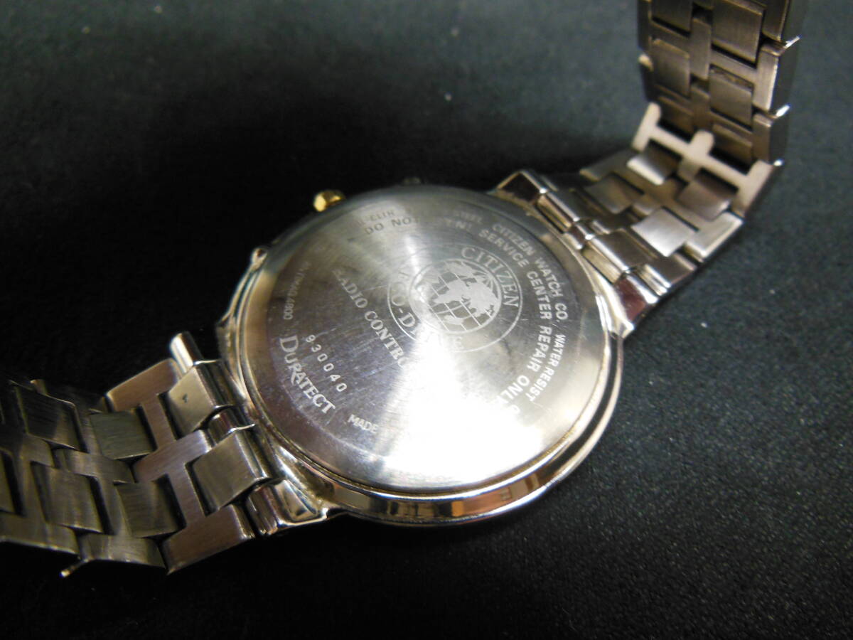 □ CITIZEN シチズン EXCEED エクシード H113-T014305 TA  エコドライブ 薄型ソーラー電波時計 ＵＳＥＤ稼働品 【送料込み】□の画像7