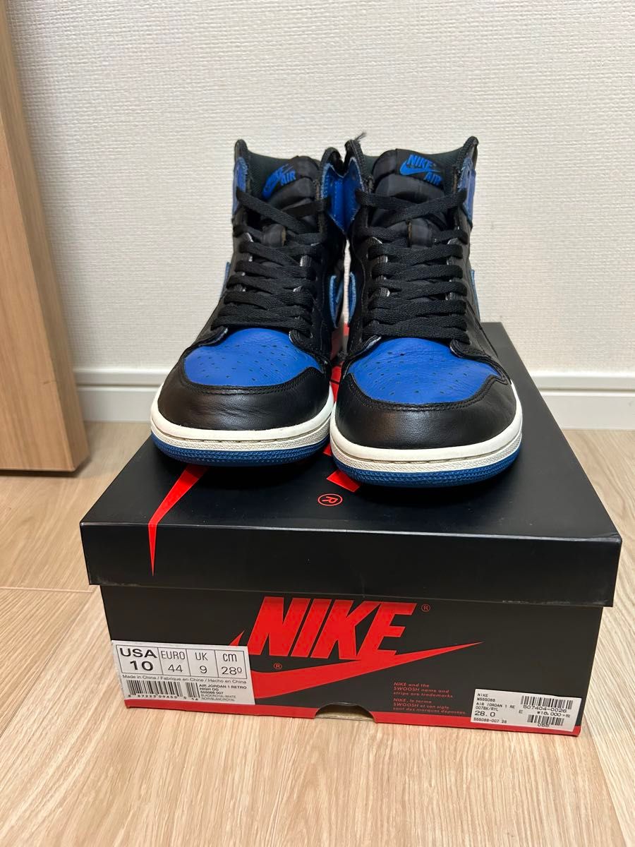 air jordan1 retro hi og royal 2017 28cm