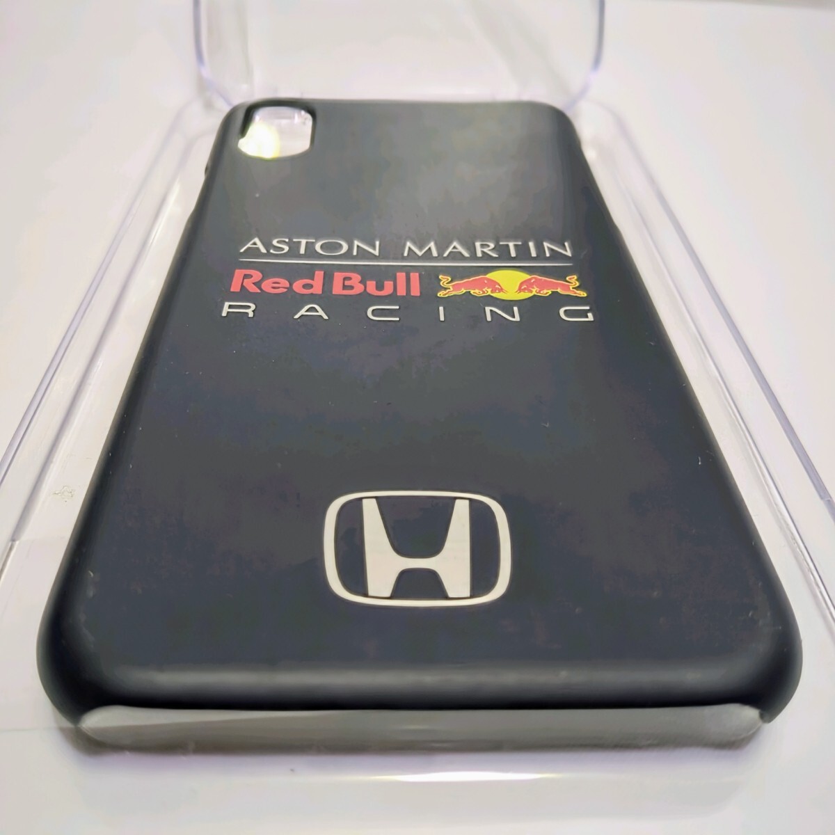 中古美品 redbull racing aston martin iPhonex HONDA f1 スマホケース カバー 本田 ホンダ フォーミュラー レッドブル アストンマーティン_画像2