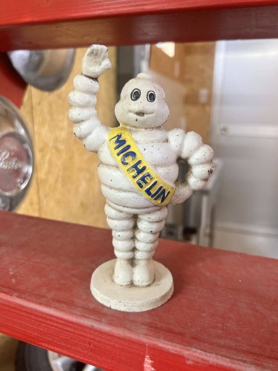  cast iron made * Michelin man * Vintage * savings box * antique * figure * retro 