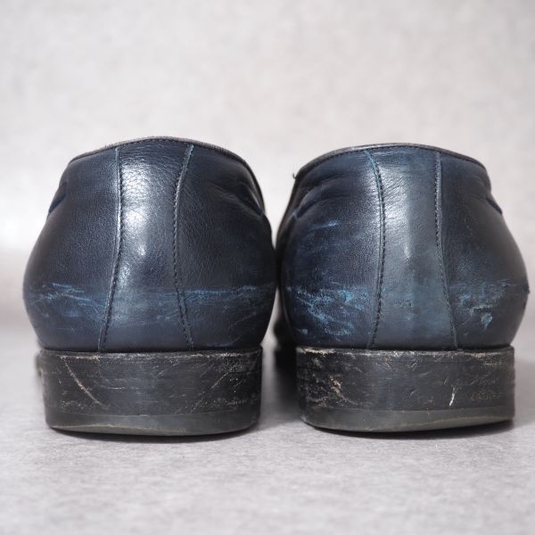  Gucci GUCCI 4-TD033 кожа кисточка Loafer темный темно-синий 42.5 D мужской 
