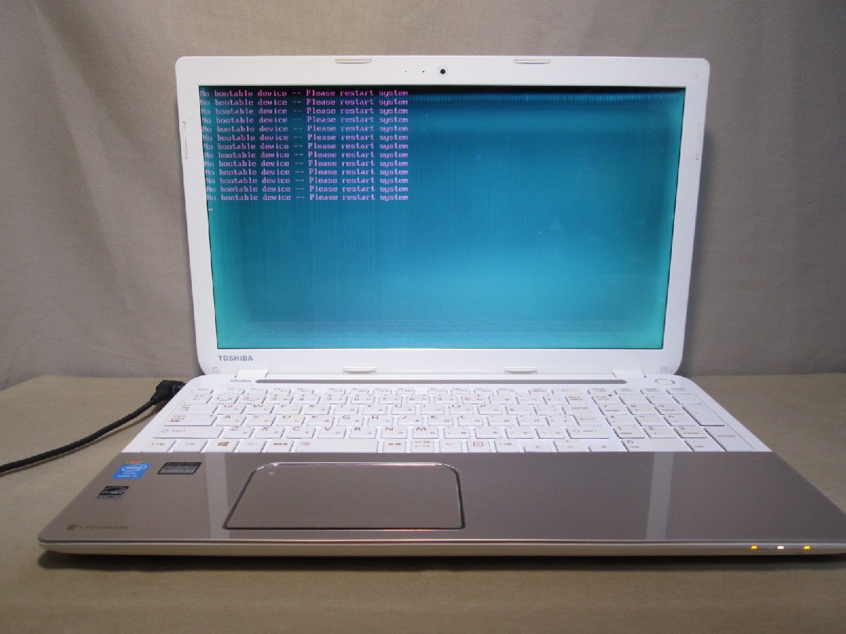 東芝 dynabook T554/45KG【Core i3 4005U】 【Windows8世代のPC】 電源投入可 ジャンク 送料無料 1円～ [88993]の画像8