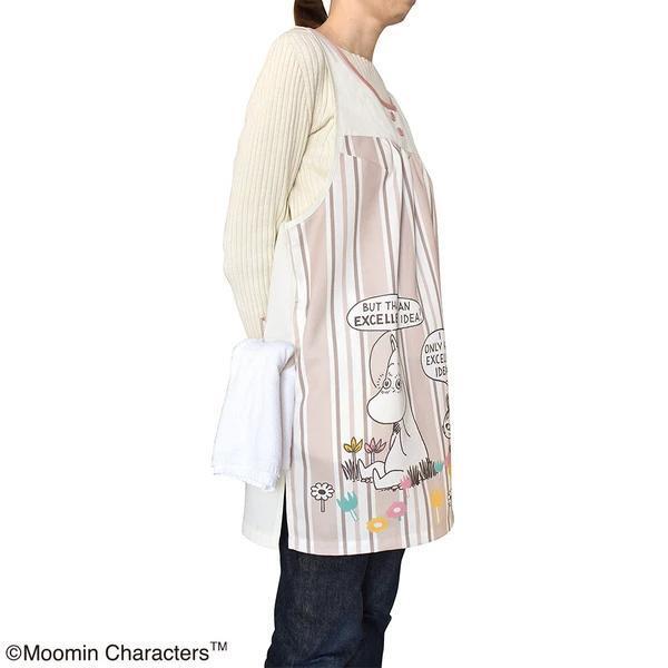 【新品】ムーミン　ミイ　moomin エプロン　保育士　看護　母の日　グレージュ_画像4