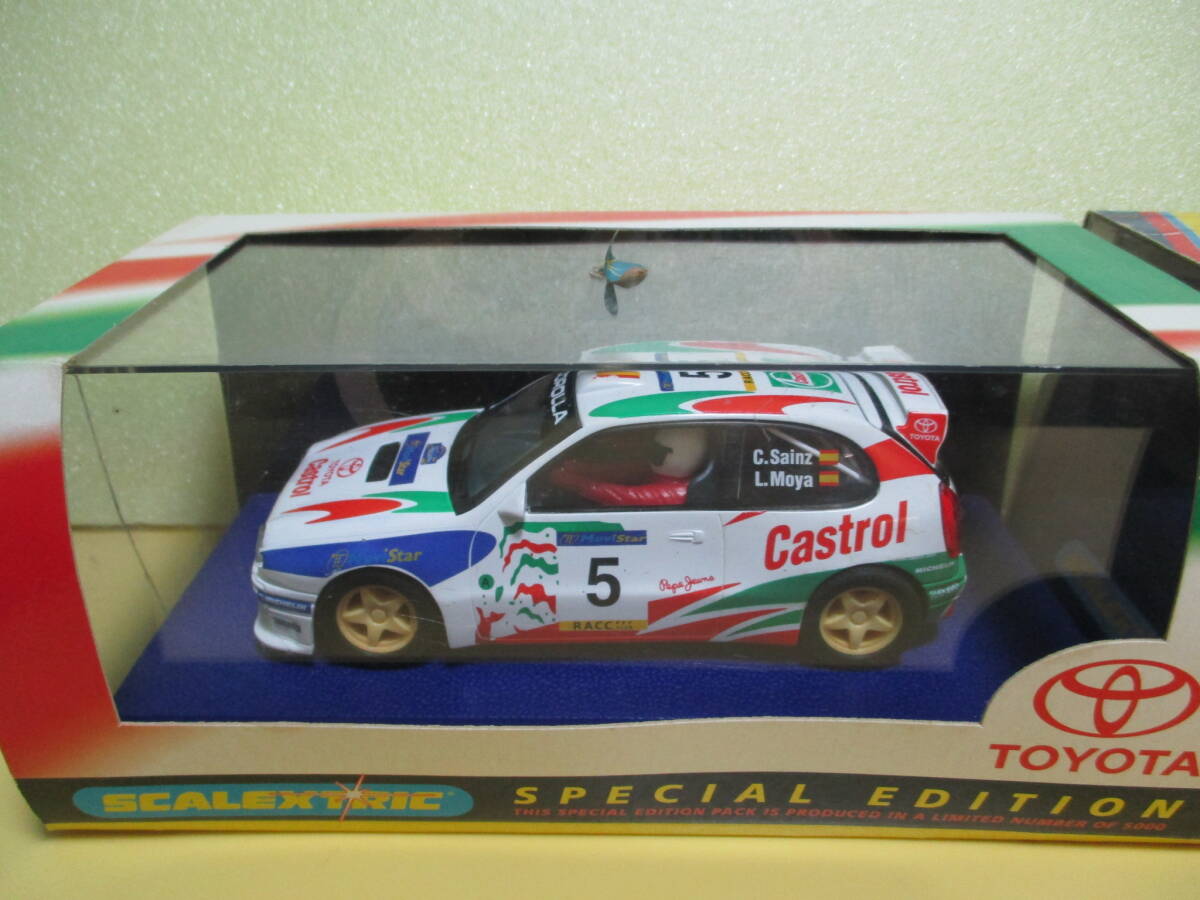 SCALEXTRIC made TOYOTA COROLLA WRC / CAROLLA / 2 pcs. set 